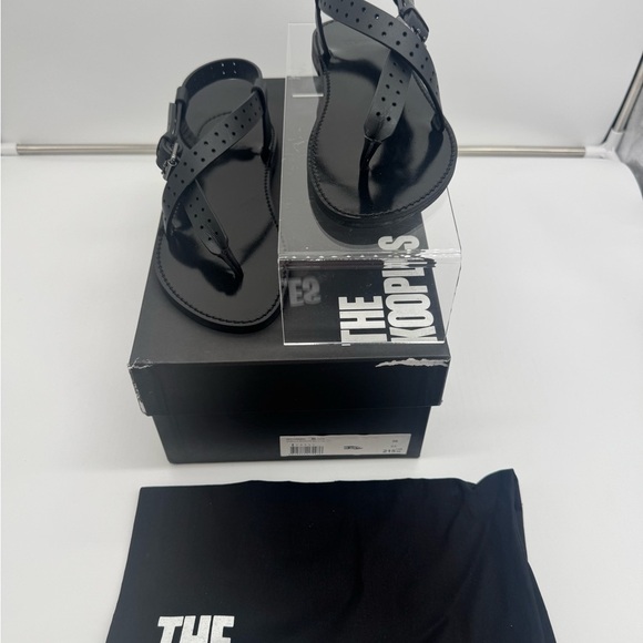The Kooples Shoes - The Kooples Black Sandals